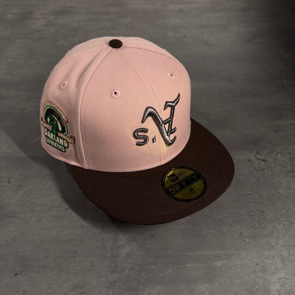 Hat Club Oakland Athletics As New Era Cap 8 Noho Nati Rushmore Pink‎ Metallic
